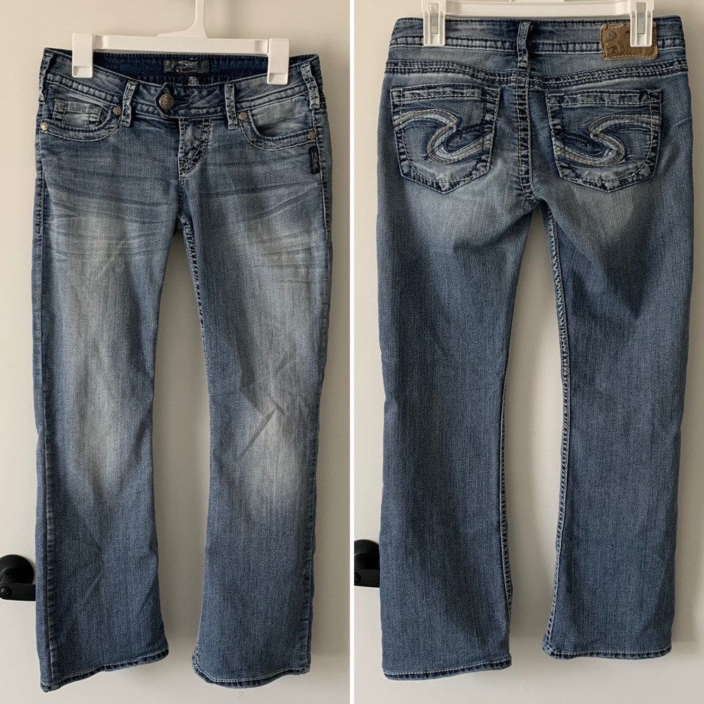Silver Jeans Low Rise Tuesday Light Wash Women’s 27